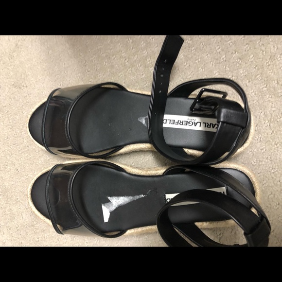 Karl Lagerfeld 8.5 wedge sandals - Picture 6 of 8